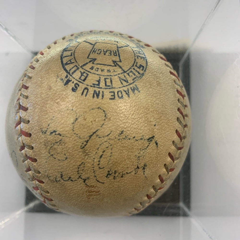 Babe Ruth hand signed autographed baseball Rare - Picture 4 of 6